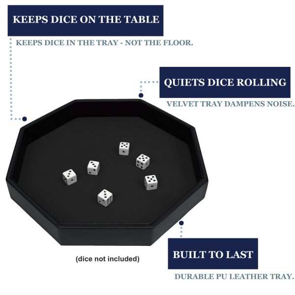 RNK Gaming Dice Tray - Black