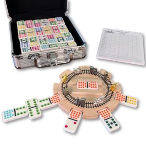 Mexican Train Dominoes Double 15 with Dots